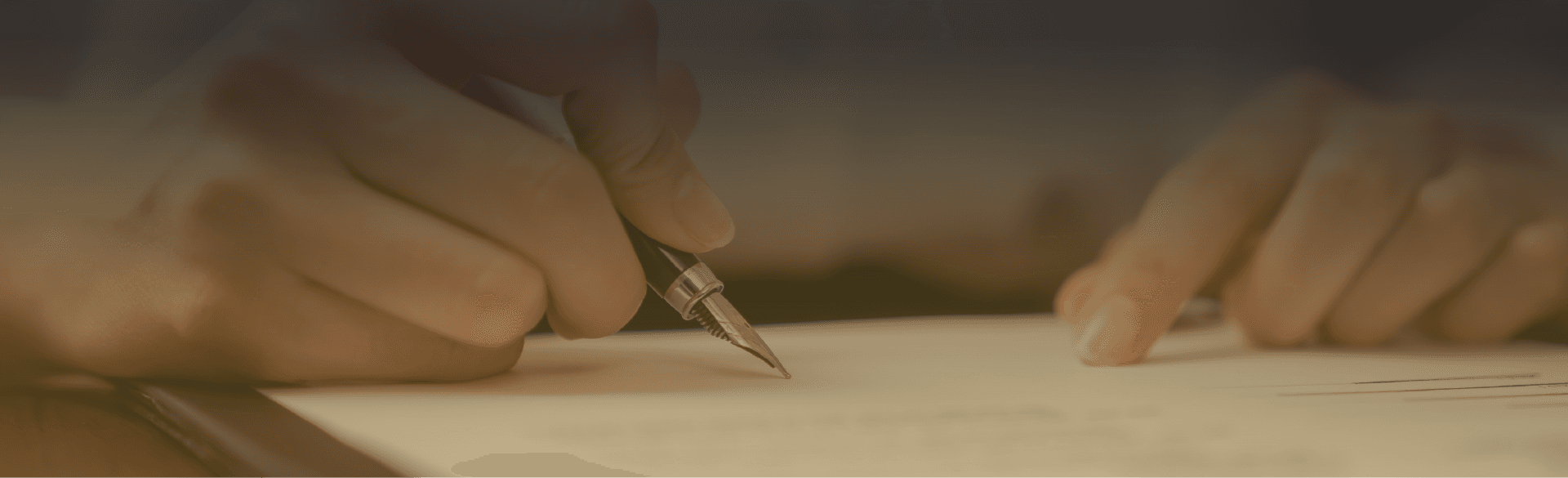 Firma de un documento legal